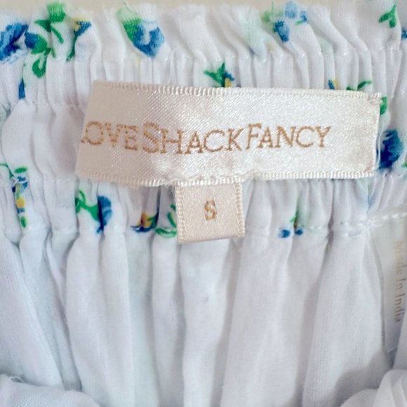 Loveshackfancy Eponda Midi Skirt Floral Ruffle Lace Size‎ S - Picture 5 of 9